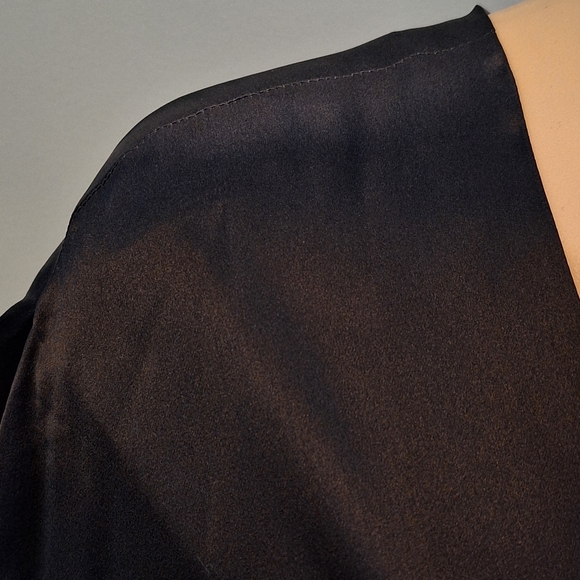 🅱️🅾️G🅾️ Helmut Lang shadow smoke printed silk dress - Picture 5 of 11